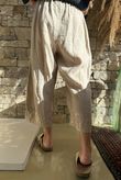  Pure Linen Classic 7/8 Pull On Pant Stone 